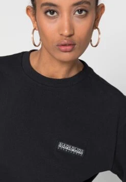 Napapijri S-Morgex W - T-Shirt Basic - Black -Napapijri d25c68aec89b4de5baba31767f239dda