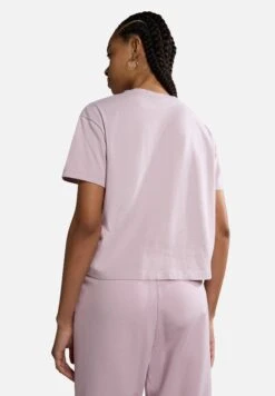 Napapijri S-Morgex W - T-Shirt Basic - Lilac Keep P -Napapijri d326ff898d2d4445a5398acafcc3efd3