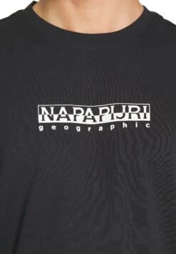 Napapijri S Box Ss - T-Shirt Print - Black -Napapijri d3d72f2c371a4eb6b377dfea6646375a