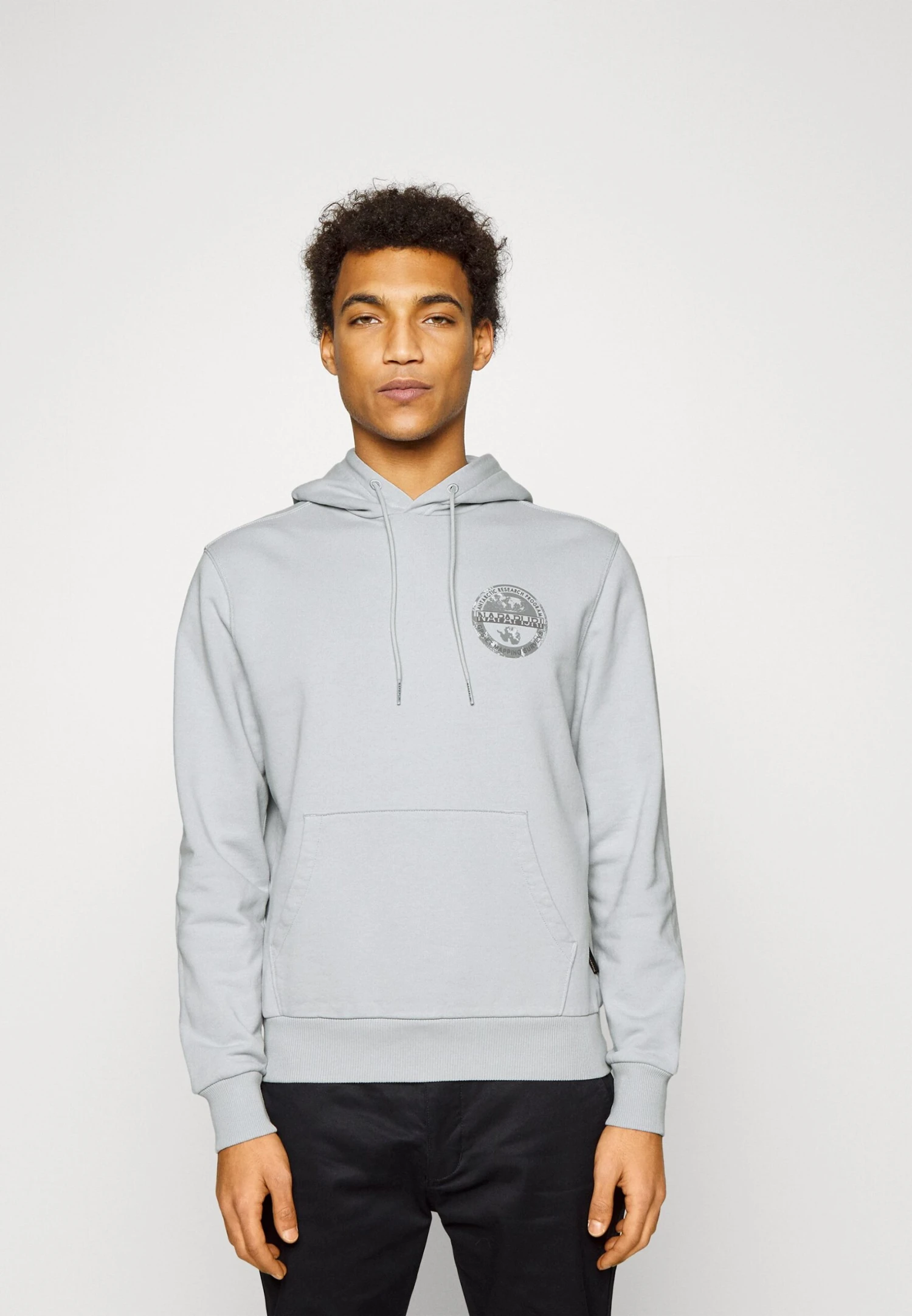 Napapijri Bollo - Hoodie - Light Grey 3 Napapijri Bollo - Hoodie - Light Grey
