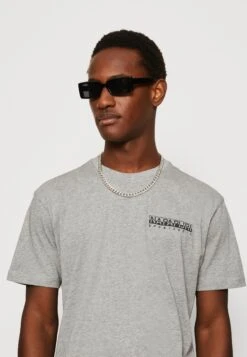 Napapijri Bolivar Unisex - T-Shirt Print - Grey -Napapijri d6e198a3cb6f41c4a3c396b4a177c992