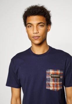 Napapijri X Liberty Candolle - T-Shirt Print - Blue Eclipse -Napapijri d9bc2b5943fc49c4b39b97393f2af82d