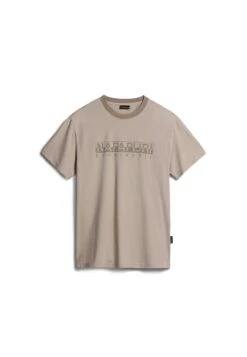 Napapijri Santiago - T-Shirt Print - Beige Silvr