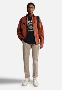 Napapijri S-Quito Ss - T-Shirt Print - Blu Marine -Napapijri dc50bc4fdaa64262b3a8d316d4389631