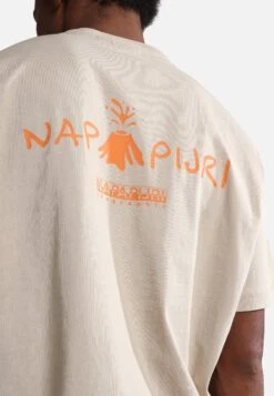 Napapijri S-Pajas Ss - T-Shirt Print - Humus Beige -Napapijri dcbb0322b2b44c6bbdebec0826dbc1a2