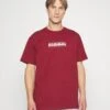 Napapijri S Box Ss - T-Shirt Print - Vint Amaranth -Napapijri dd2309e0a36e4556b533de5a5651efec