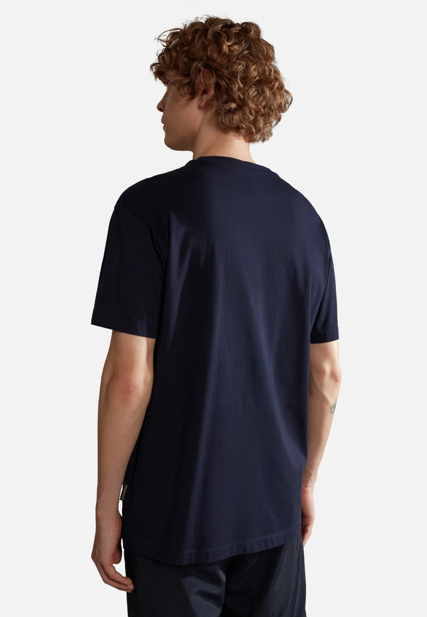 Napapijri S Box Ss - T-Shirt Print - Blu Marine 5 Napapijri S Box Ss - T-Shirt Print - Blu Marine - Afbeelding 3