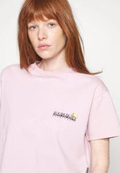 Napapijri Chira Crop - T-Shirt Print - Lilac Keep -Napapijri e0da66ca8f874f4299d005ab8e9b0edf
