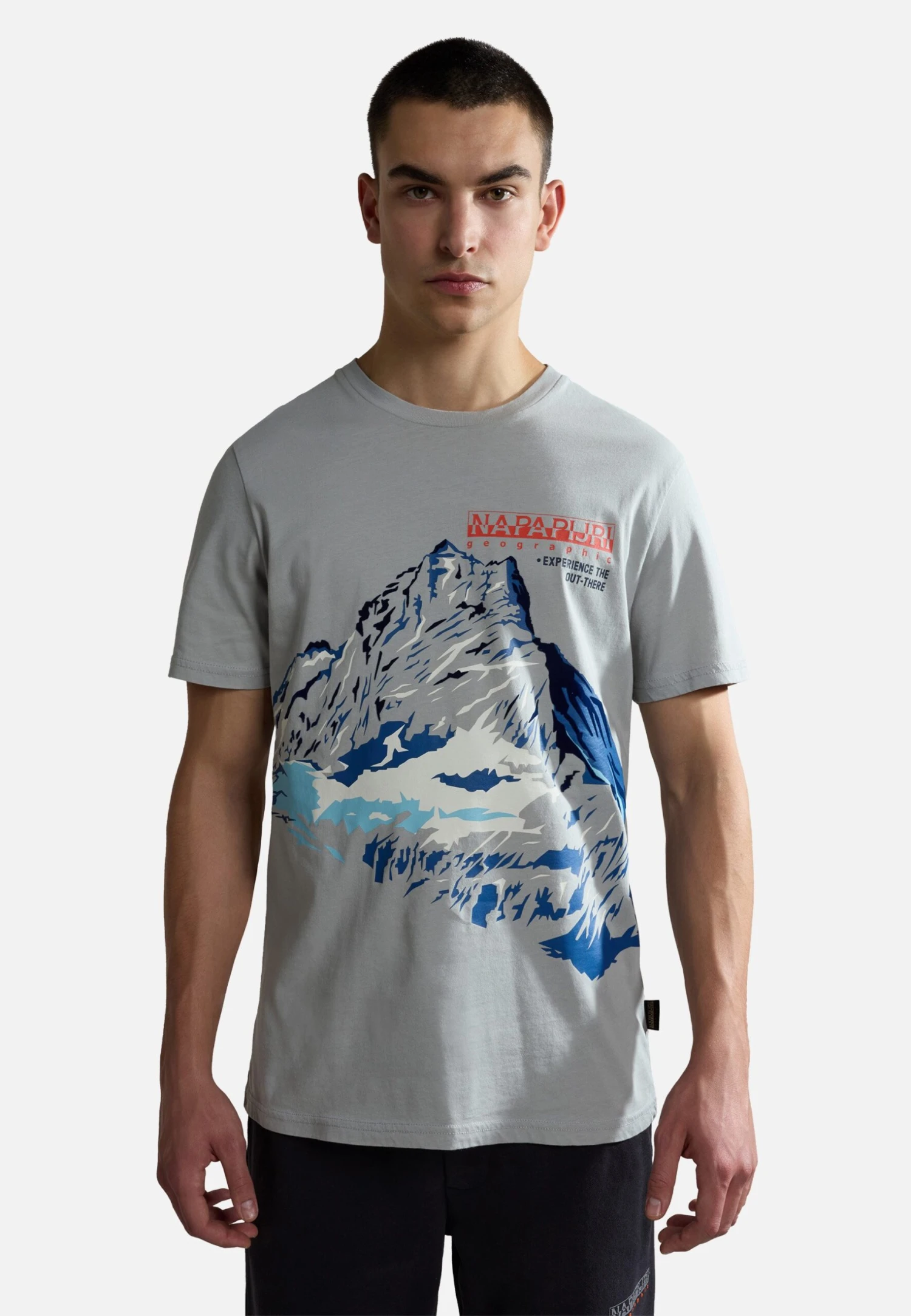 Napapijri S-Forsteri - T-Shirt Print - Gray Ghost 3 Napapijri S-Forsteri - T-Shirt Print - Gray Ghost