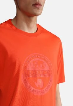 Napapijri Bollo - T-Shirt Print - Red Cherry -Napapijri e2e2aabd32464f9f9eabec89ad33e5c6