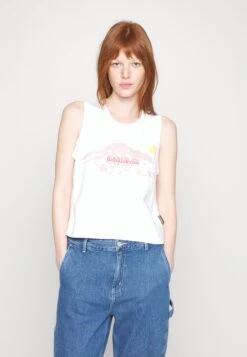Napapijri Macara - Top - Bright White -Napapijri e3096f594f6c4e8c84f636f331ebea36
