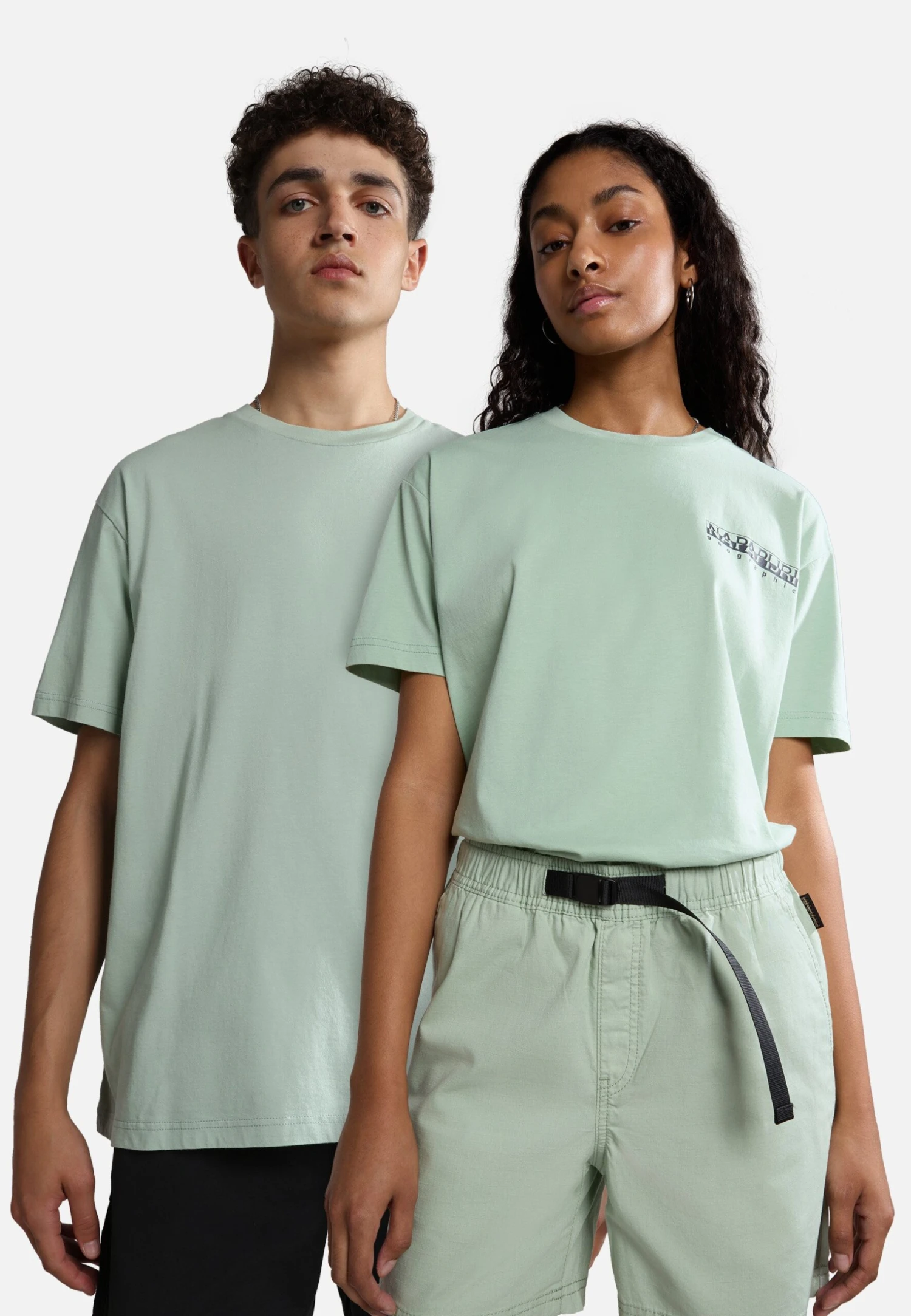 Napapijri Paradise- T-Shirt Print - Green Frost G1E 3 Napapijri Paradise- T-Shirt Print - Green Frost G1E