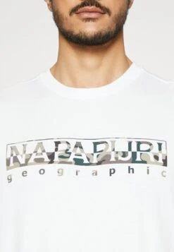 Napapijri Telemark - T-Shirt Print - Bright White -Napapijri e575ee8eb5094b658293f046dabb1dfe