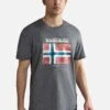 Napapijri Guiro - T-Shirt Print - Dark Grey Melange -Napapijri e6072a7657734ed98cf507d840781485