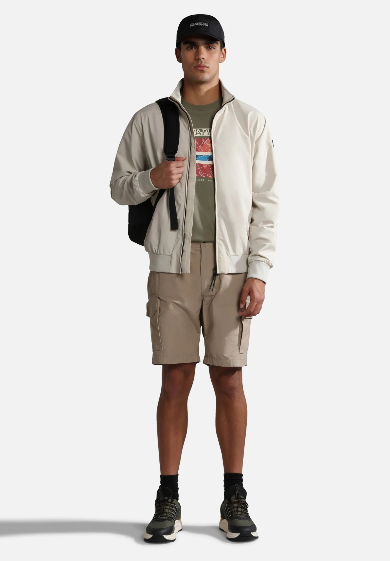 Napapijri Guiro - T-Shirt Print - Green Lichen 4 Napapijri Guiro - T-Shirt Print - Green Lichen - Afbeelding 2