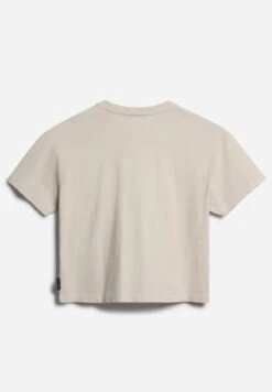 Napapijri S-Morgex W - T-Shirt Basic - Whitecap Gray -Napapijri e67418f635994f8798f016d2fb74c6fc
