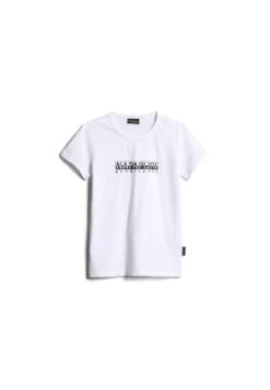 Napapijri S-Box - T-Shirt Print - Bright White