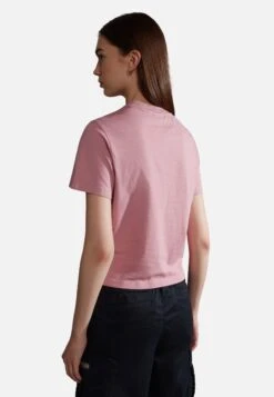 Napapijri S-Box W Ss- T-Shirt Print - Pink Foxglo P -Napapijri e74ed7ac53df48468a1018946f5b8a03