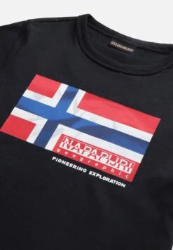 Napapijri Zamora - T-Shirt Print - Black -Napapijri e8c075eb63dc4d15a5e65509a1cf60d6