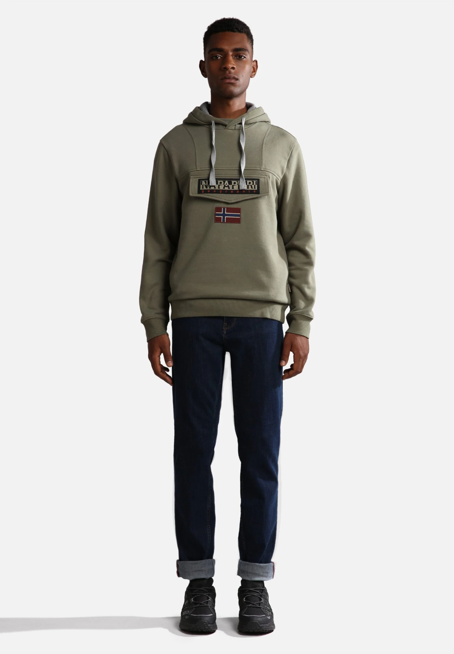 Napapijri Burgee- Hoodie - Green Lichen 7 Napapijri Burgee- Hoodie - Green Lichen - Afbeelding 5