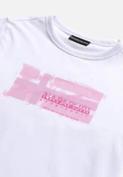 Napapijri Zamora - T-Shirt Print - Flag Pink 13 Napapijri Zamora - T-Shirt Print - Flag Pink -Napapijri ea859ce332134fe498d13aad07cde003