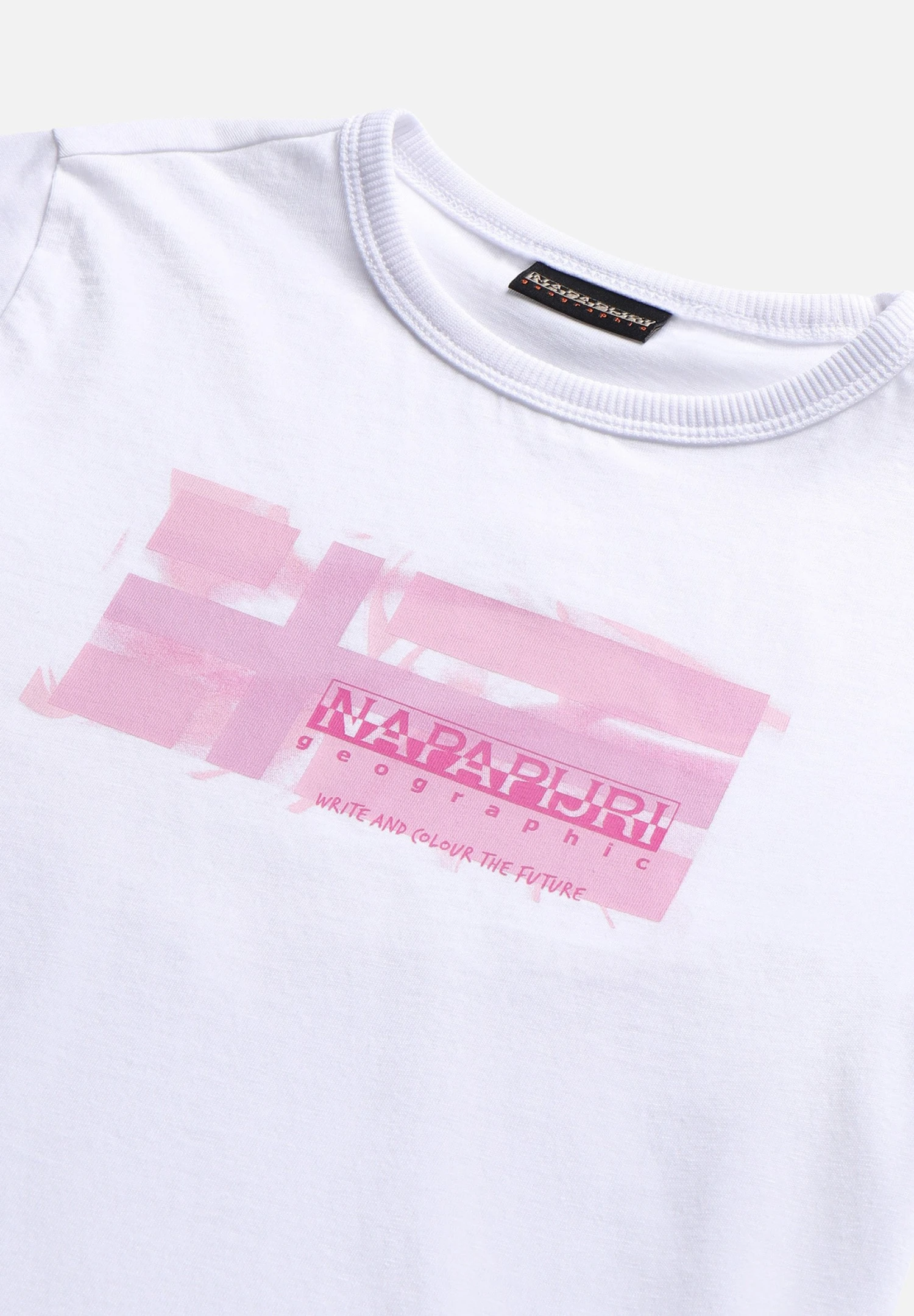 Napapijri Zamora - T-Shirt Print - Flag Pink 8 Napapijri Zamora - T-Shirt Print - Flag Pink - Afbeelding 6
