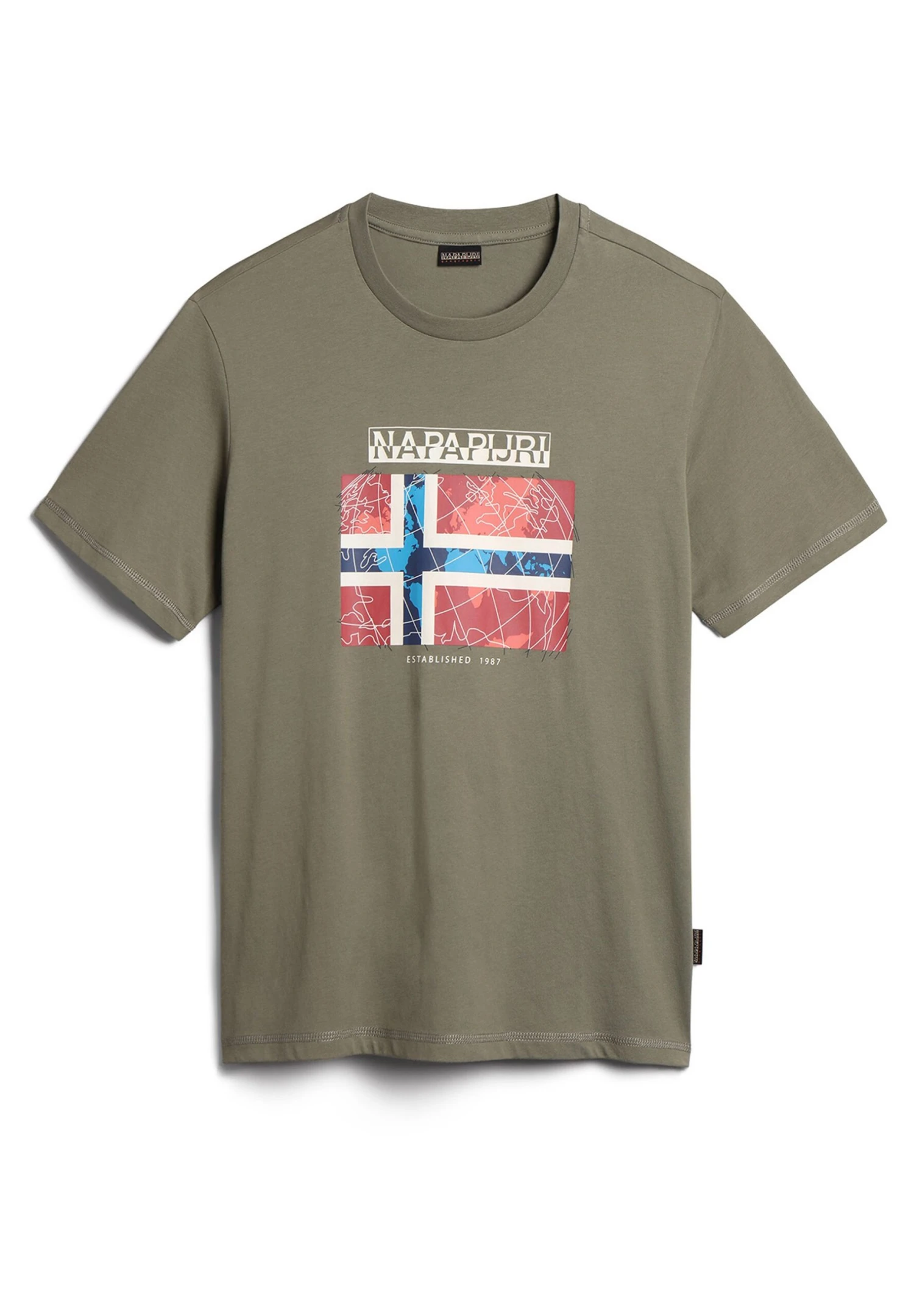 Napapijri Guiro - T-Shirt Print - Green Lichen 7 Napapijri Guiro - T-Shirt Print - Green Lichen - Afbeelding 5