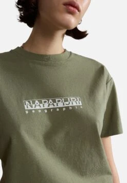 Napapijri S-Box W Ss - T-Shirt Print - Green Lichen 11 Napapijri S-Box W Ss - T-Shirt Print - Green Lichen -Napapijri eb6b8f5f9033458ab161d45fb8804290