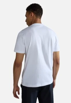 Napapijri S-Iaato - T-Shirt Basic - Bright White -Napapijri ec369ebaaa6a40c0bd090dc375175595