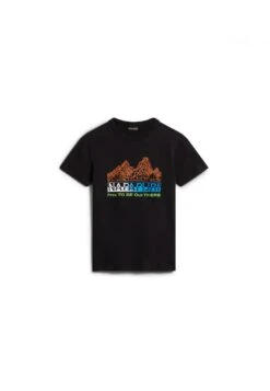Napapijri K S-Fuji - T-Shirt Print - Black