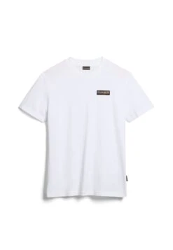 Napapijri S-Iaato - T-Shirt Basic - Bright White -Napapijri ede6fb3321c54eb99bdc10e0dbef8ee1