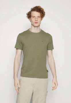 Napapijri Salis - T-Shirt Basic - Green Lichen