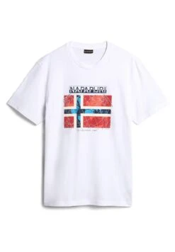 Napapijri Guiro - T-Shirt Print - Bright White -Napapijri f0c2414570fe46f99a1542f37c02412d