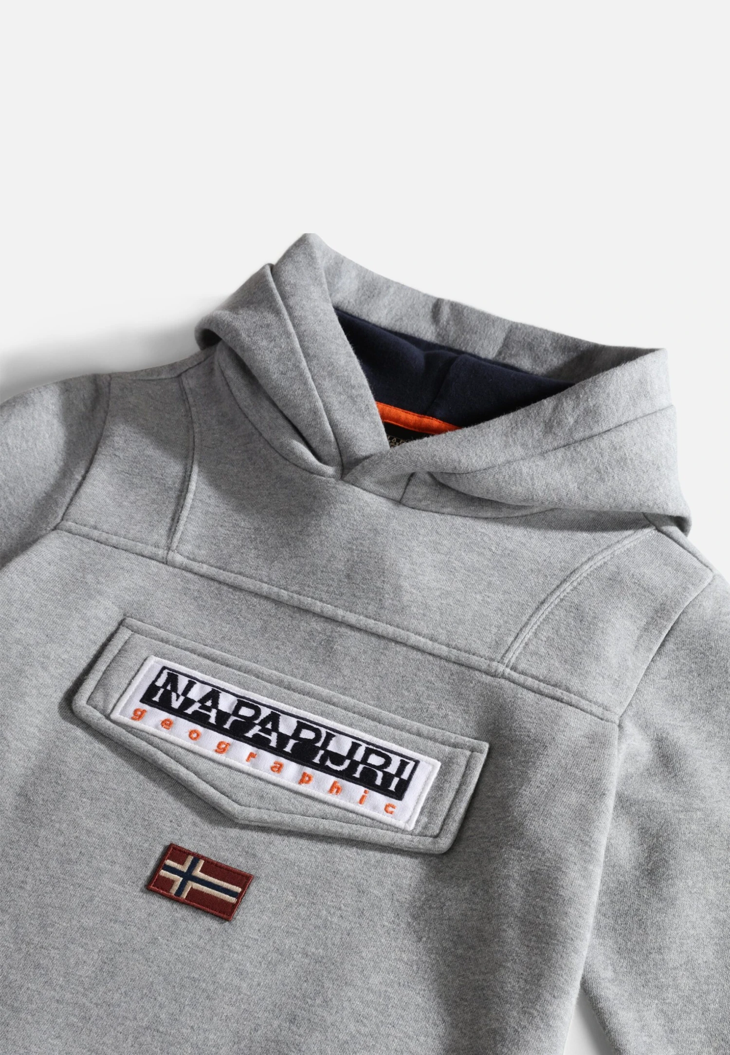 Napapijri Burgee Winter - Hoodie - Medium Grey Melange 5 Napapijri Burgee Winter - Hoodie - Medium Grey Melange - Afbeelding 3