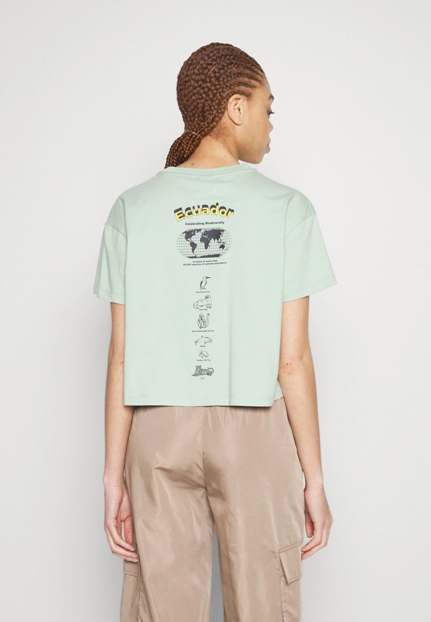 Napapijri Chira Crop - T-Shirt Print - Green Frost 6 Napapijri Chira Crop - T-Shirt Print - Green Frost - Afbeelding 4