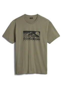 Napapijri S-Quito Ss - T-Shirt Print - Green Lichen 14 Napapijri S-Quito Ss - T-Shirt Print - Green Lichen -Napapijri f2b407271a9e476d96a9674376cdcfd2