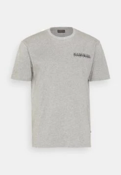 Napapijri Bolivar Unisex - T-Shirt Print - Grey -Napapijri f2f2fd385f5b4850a8305e1a5fa98614