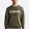 Napapijri Ayas Crew Neck - Sweater - Green Lichen -Napapijri f3acaad6c03c4c3bae888630f294b3b1