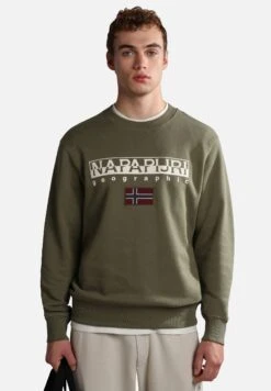 Napapijri Ayas Crew Neck - Sweater - Green Lichen