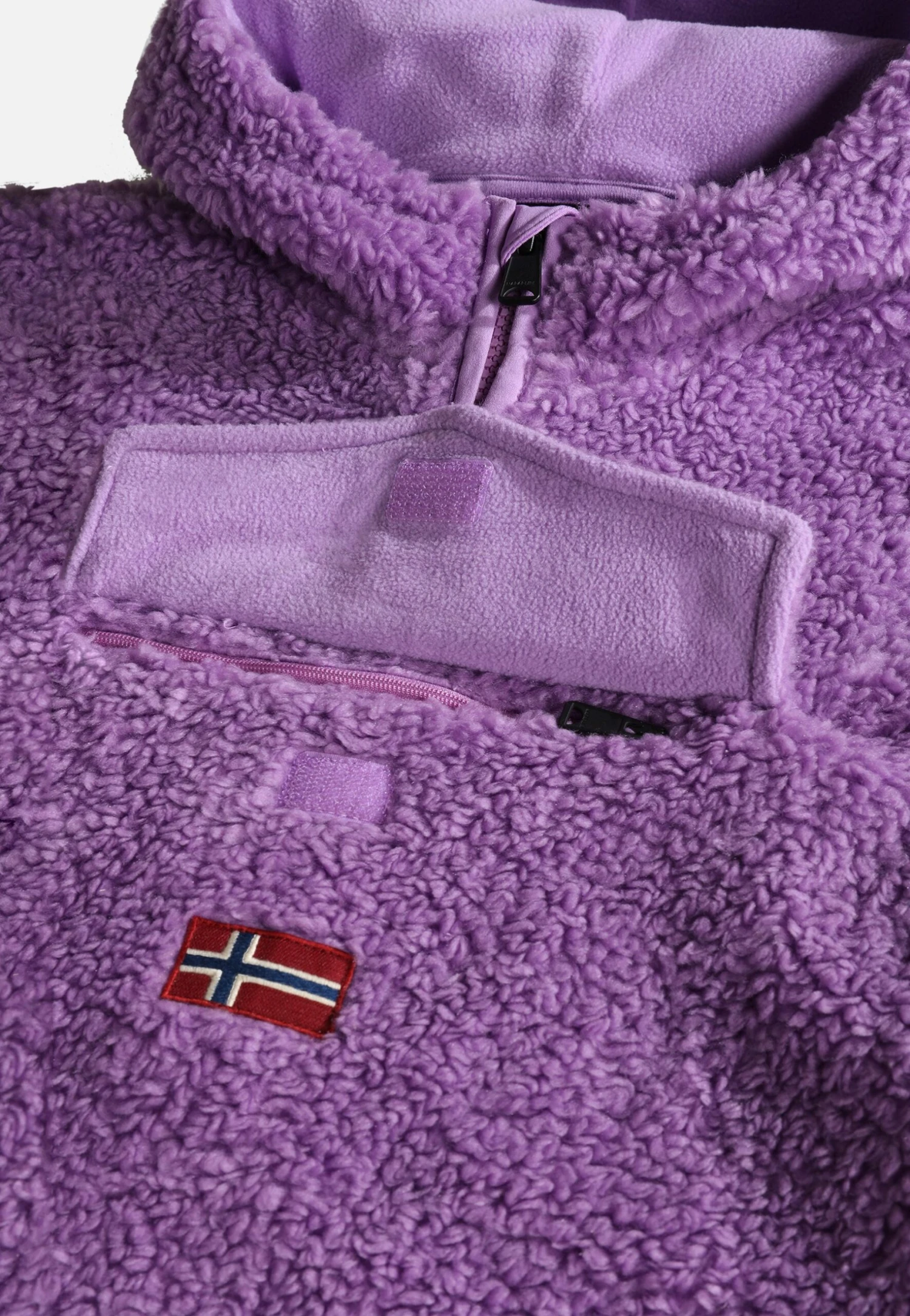 Napapijri Burgee - Fleece Trui - Violet Pansy 6 Napapijri Burgee - Fleece Trui - Violet Pansy - Afbeelding 4