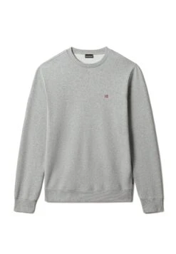 Napapijri Balis Crew- Sweater - Medium Grey Melange -Napapijri f7c5cb33e8b0430aa44e244e9121f5ad