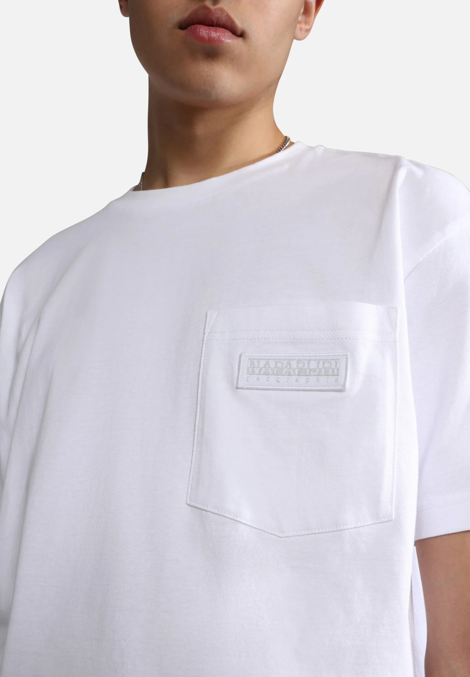 Napapijri T-Shirt Basic - Bianco 6 Napapijri T-Shirt Basic - Bianco - Afbeelding 4
