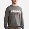 Napapijri Ayas Crew Neck - Sweater - Gray Granit -Napapijri f8acfc08772a4a75808a485d162e24fb