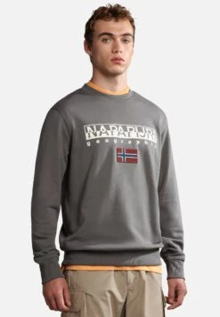 Napapijri Ayas Crew Neck - Sweater - Gray Granit