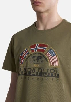 Napapijri Turin - T-Shirt Print - Green Lichen 11 Napapijri Turin - T-Shirt Print - Green Lichen -Napapijri fa0d3da6bc7e4b89a1bc3816176fd97b