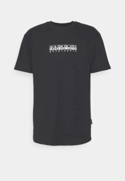 Napapijri S Box Ss - T-Shirt Print - Black -Napapijri fe9150c301cd4e16a988afc032cf799c